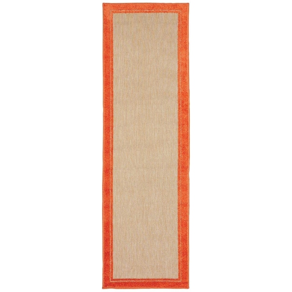 Configuracion Cayman 5594Q 2x8 Runner - Sand/ Orange-Polypropylene CO1894739 - main